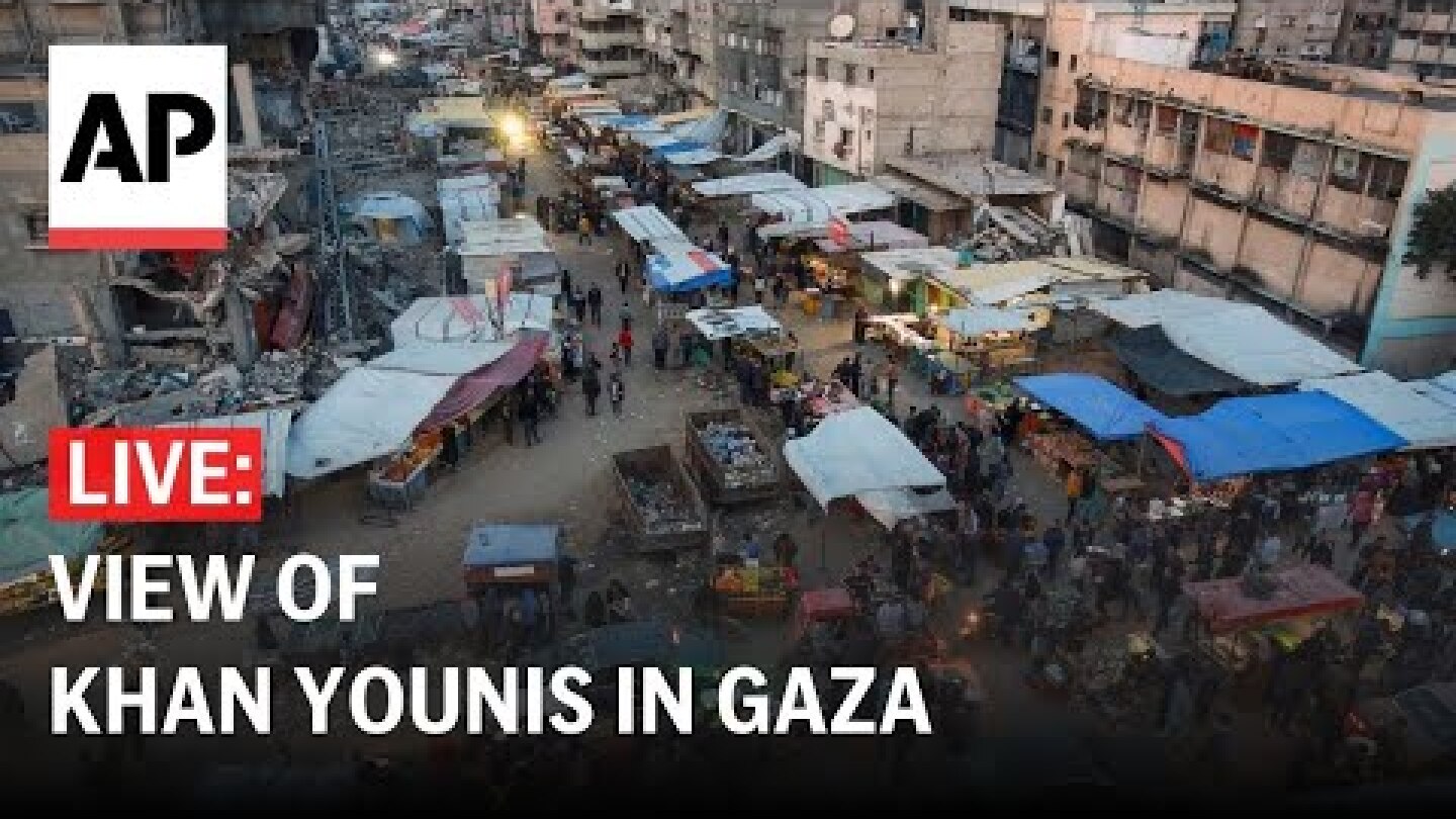 LIVE: View of Khan Younis in Gaza as ceasefire deadline passes