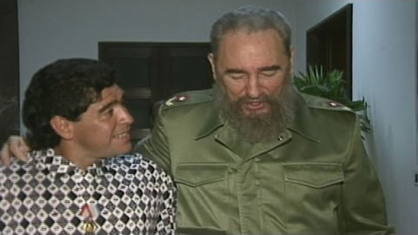 Football legend Maradona arrives in Cuba for Castro funeral