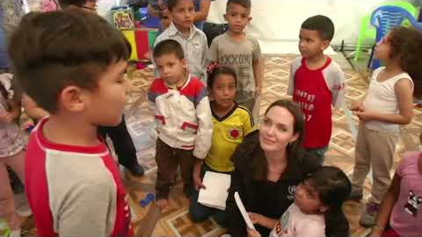 Jolie seeks support for Venezuelan refugees