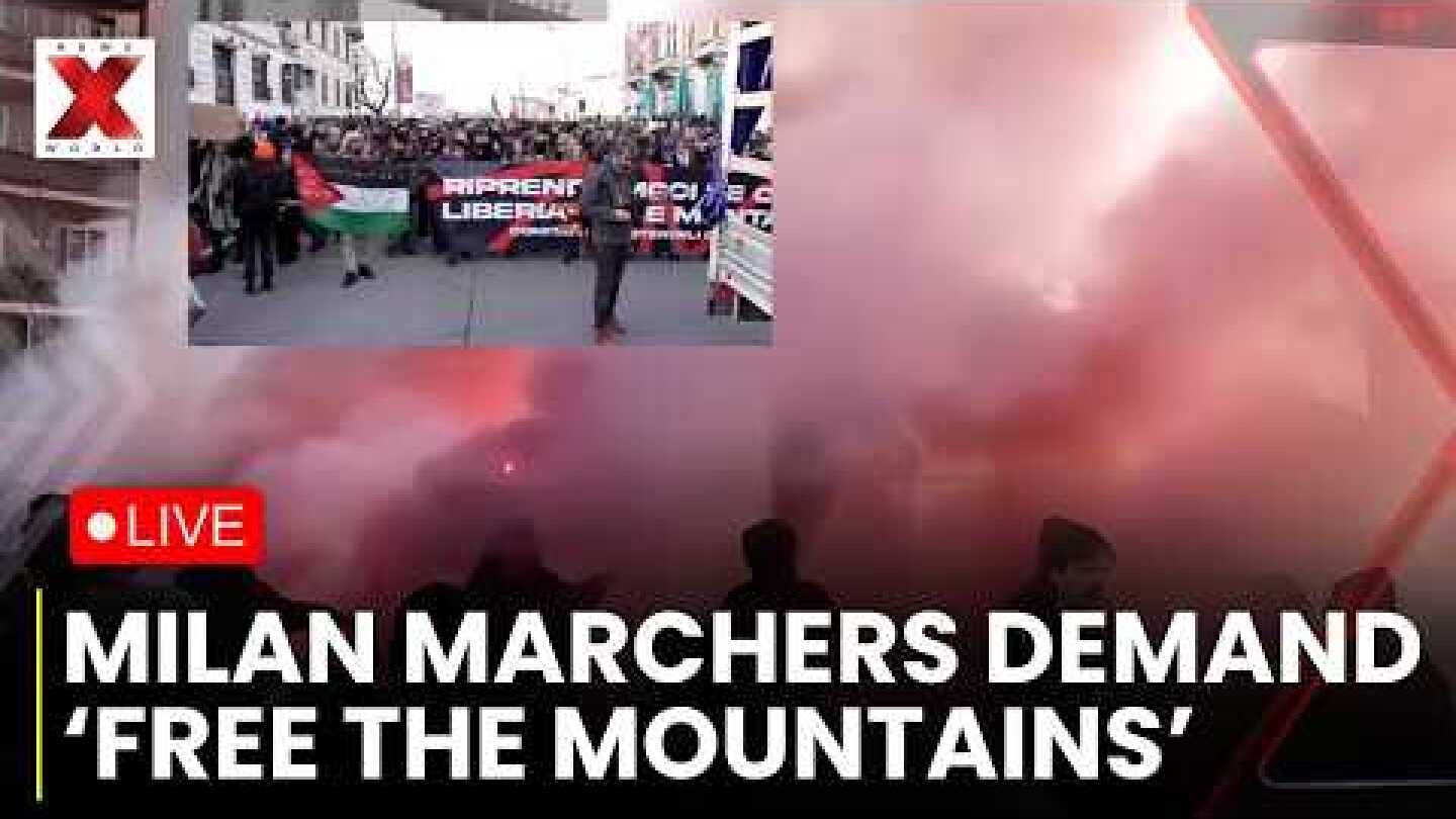 Winter Olympics Protests LIVE: 'Liberate the Mountains' Chant as Milan Protests | Olympics 2026