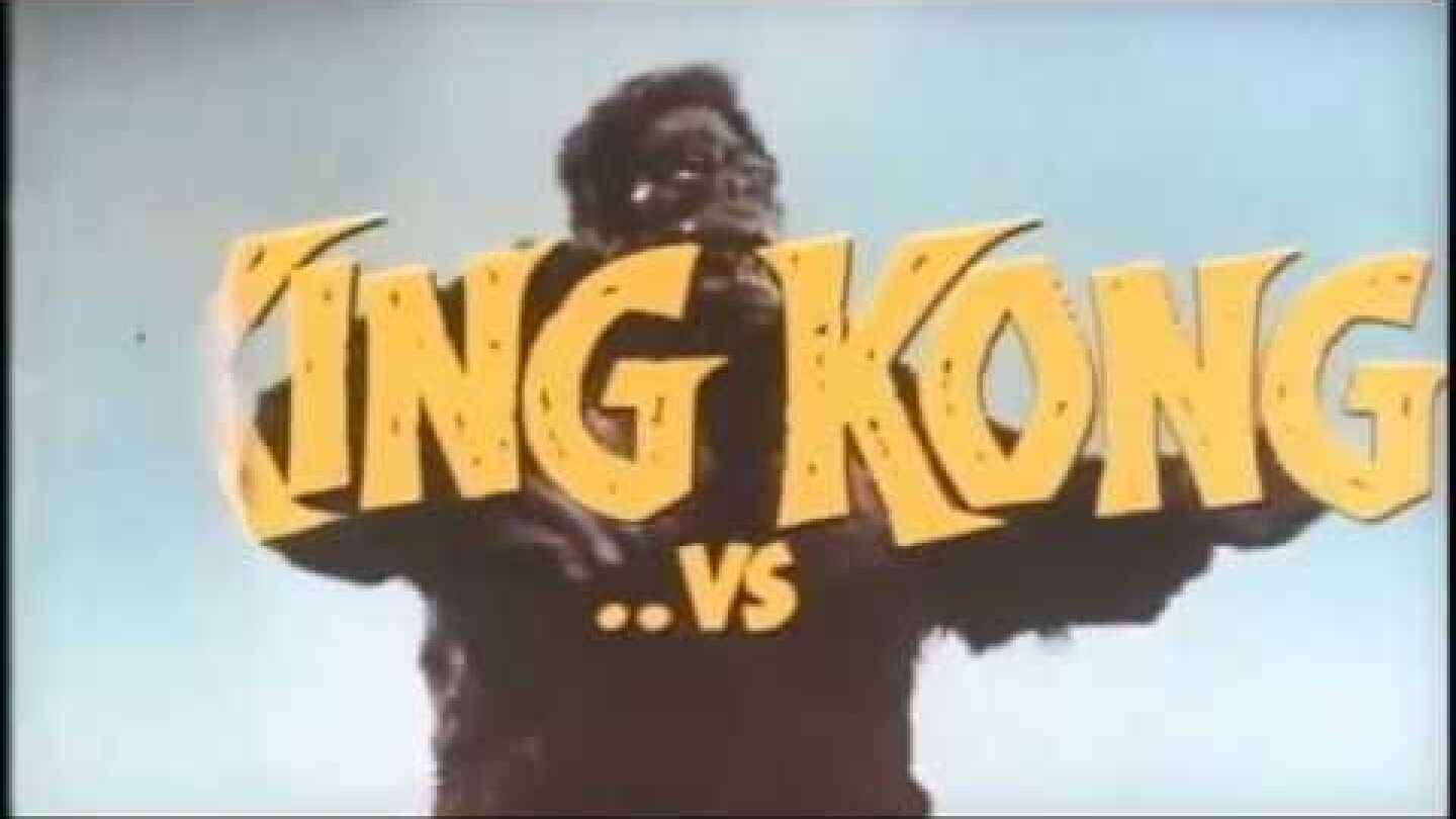 KING KONG VS GODZILLA (1962) [trailer]