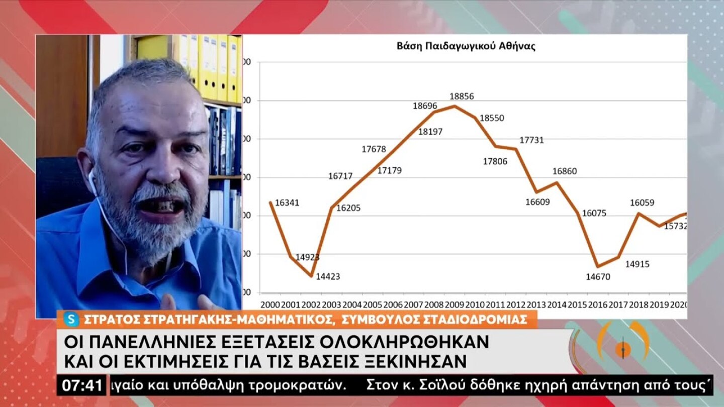 Σ. Στρατηγάκης: Στις τελευταίες μέρες του Ιουνίου η ανακοίνωση της βαθμολογίας των εξεταστών|16/6/22