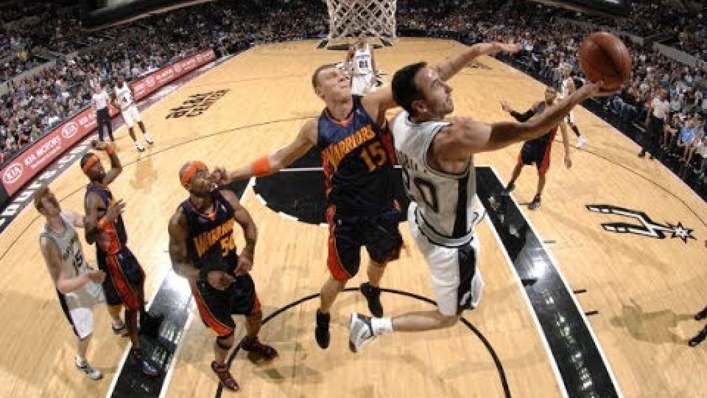 Manu Ginobili's Top 10 Impossible Shots of His Career!