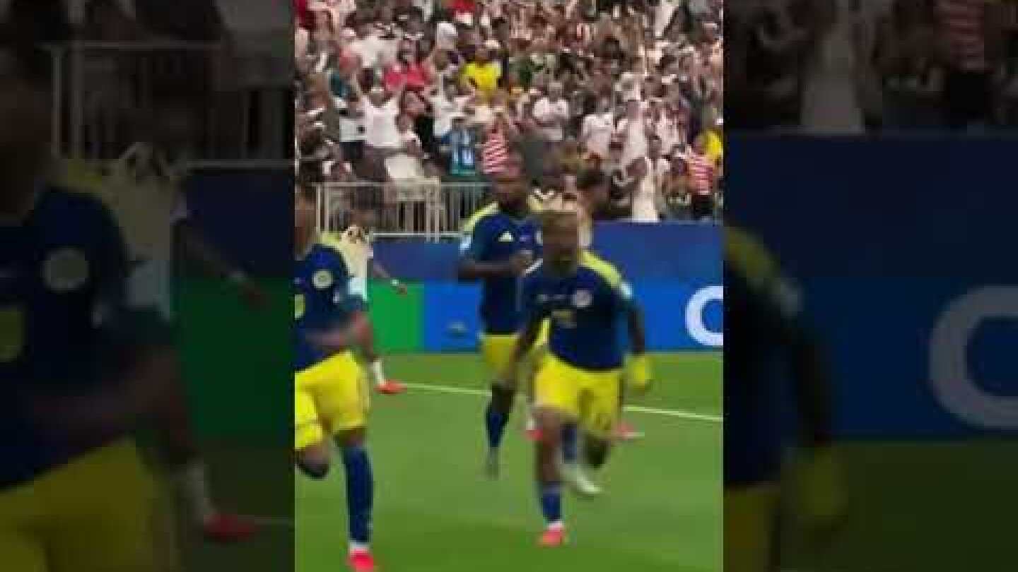 The first goal of the Curaçao team at the FIFA World Cup! Germany conceded to Curaçao #worldcup2026