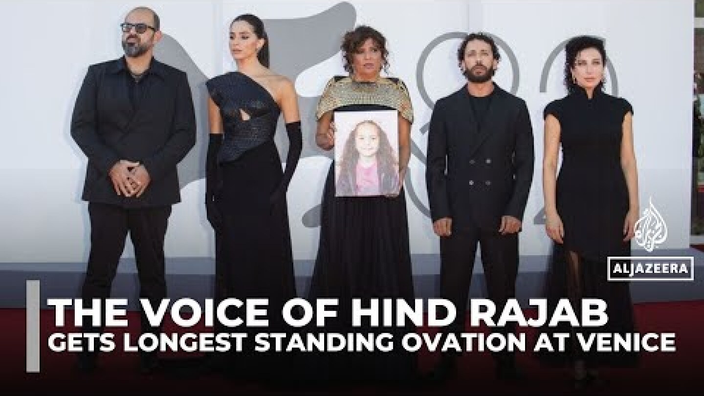 The Voice of Hind Rajab gets record 23-minute ovation at Venice premiere