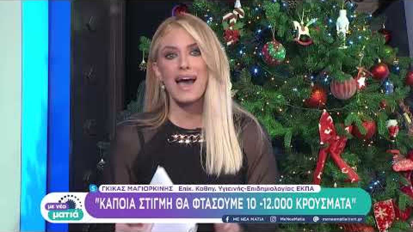 Γ. Μαγιορκίνης: Κάποια στιγμή θα φτάσουμε εως 12.000 κρούσματα | 26/12 | ΕΡΤ