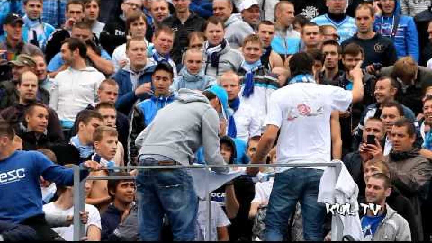 Данко Лазович на фанатском вираже