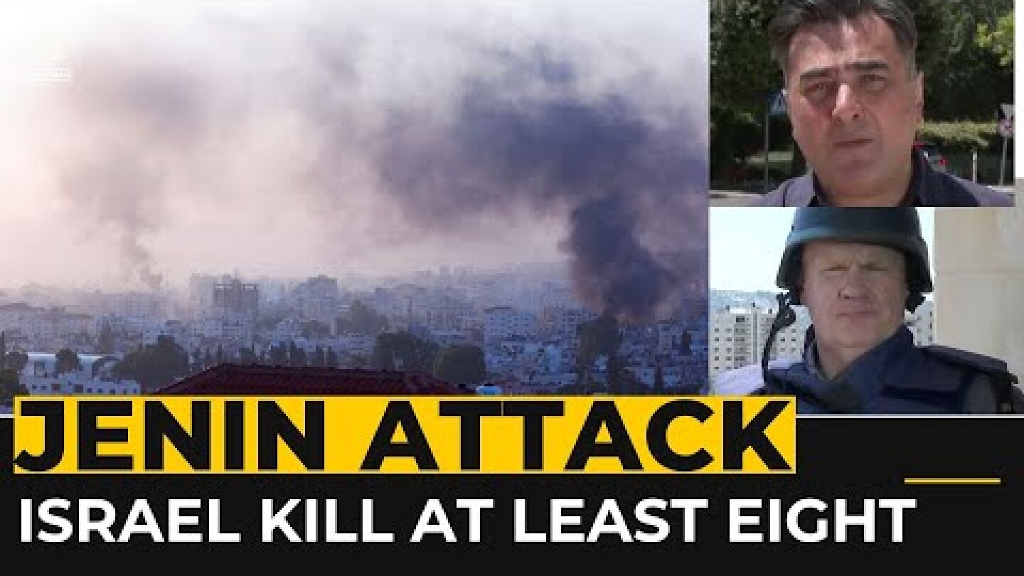 Israeli attacks kill at least eight in Jenin