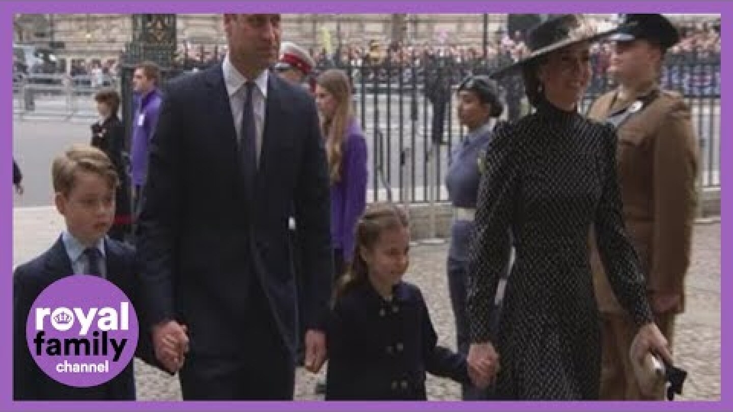 The Royal Family Arrive for Prince Philip Service
