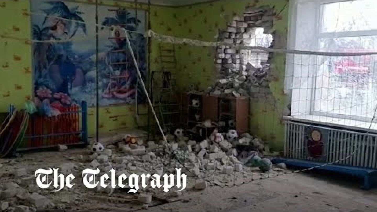 Russia-Ukraine crisis: Kindergarten shelled by 'pro-Russian troops'
