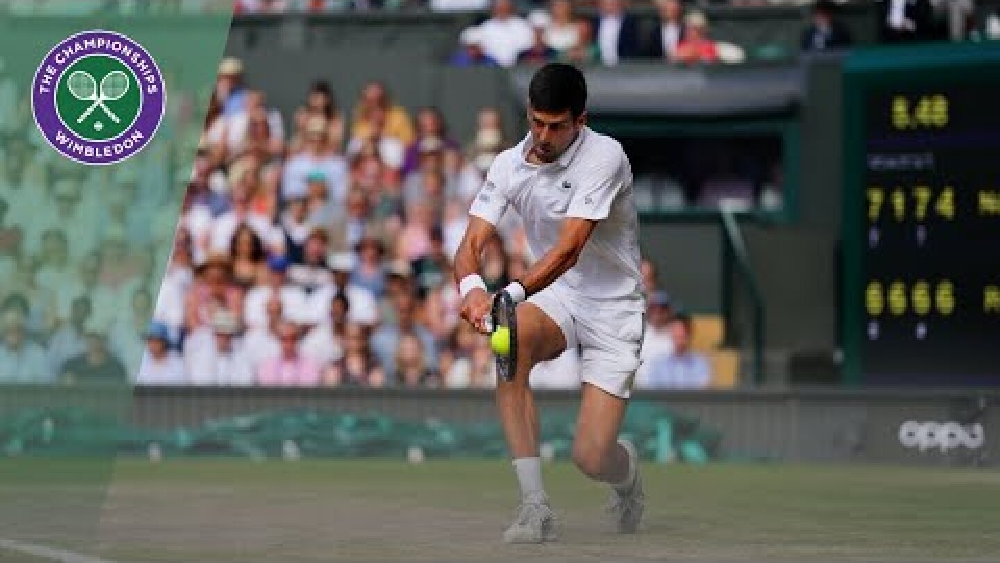 Novak Djokovic vs Roger Federer Wimbledon 2019 final highlights