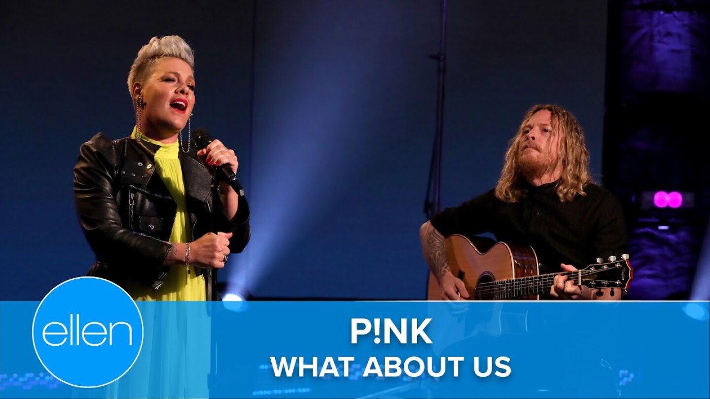 P!nk's Performs 'What About Us'