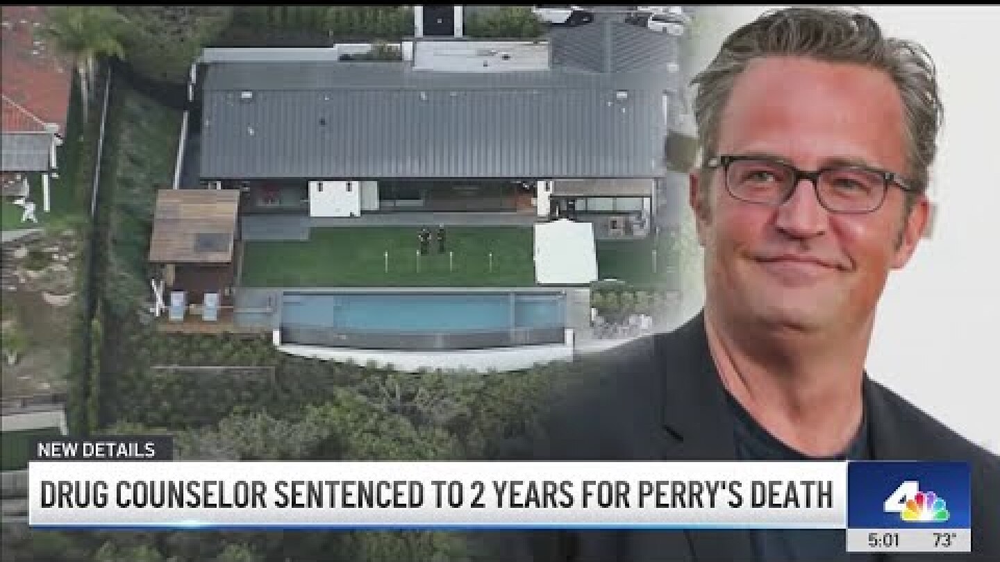 Drug counselor sentenced to 2 years for ‘Friends' star Matthew Perry's death