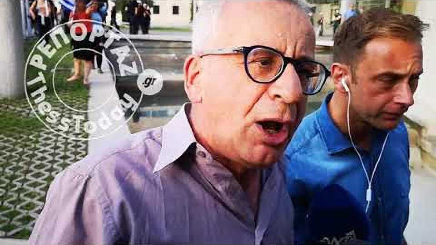 Thesstoday.gr - Καταγγέλει τον ξυλοδαρμό του από διαδηλωτές 2