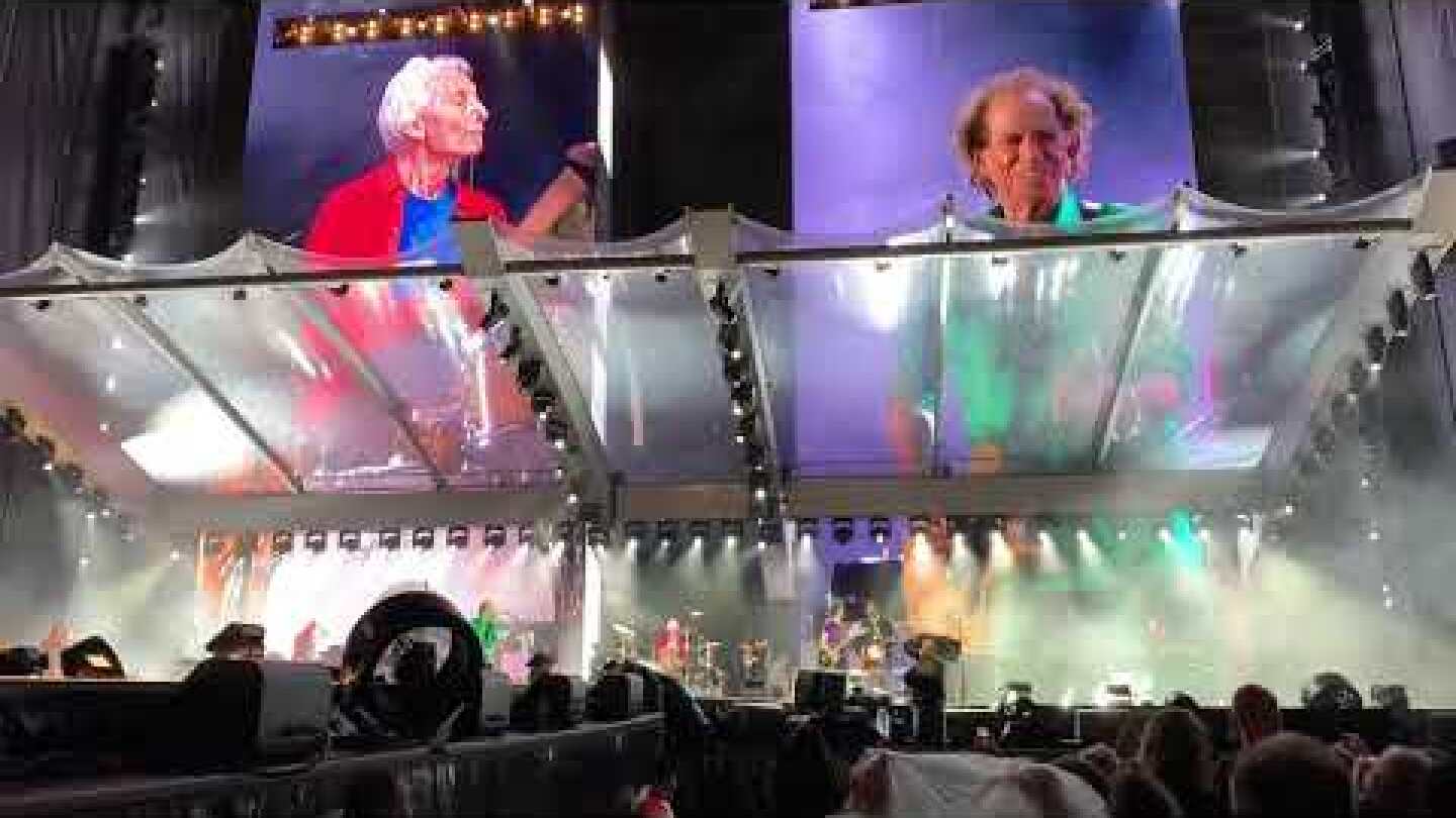 8/30/19 “Satisfaction” The Rolling Stones, Miami (Charlie’s last song 😢)