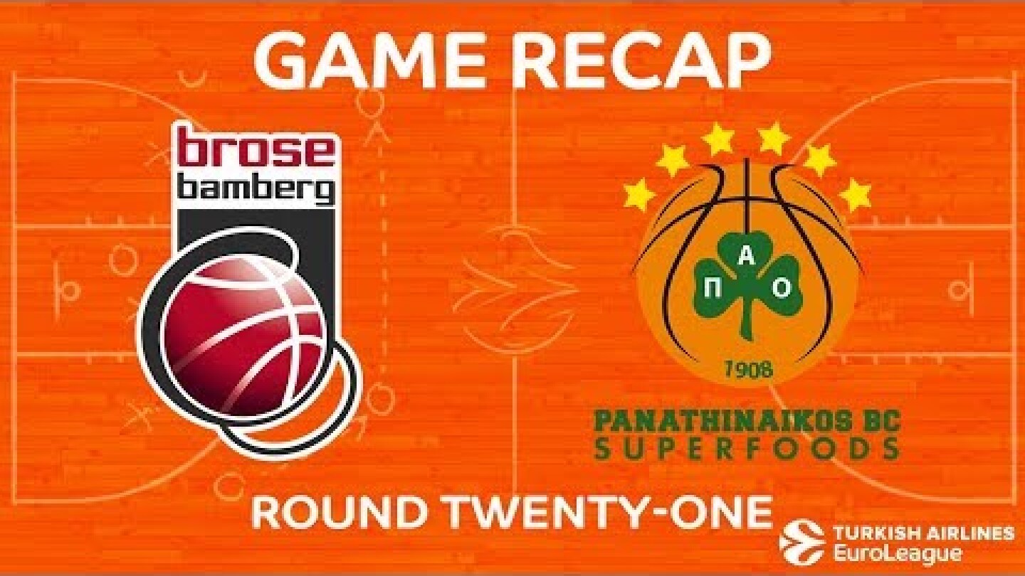 Highlights: Brose Bamberg - Panathinaikos Superfoods Athens