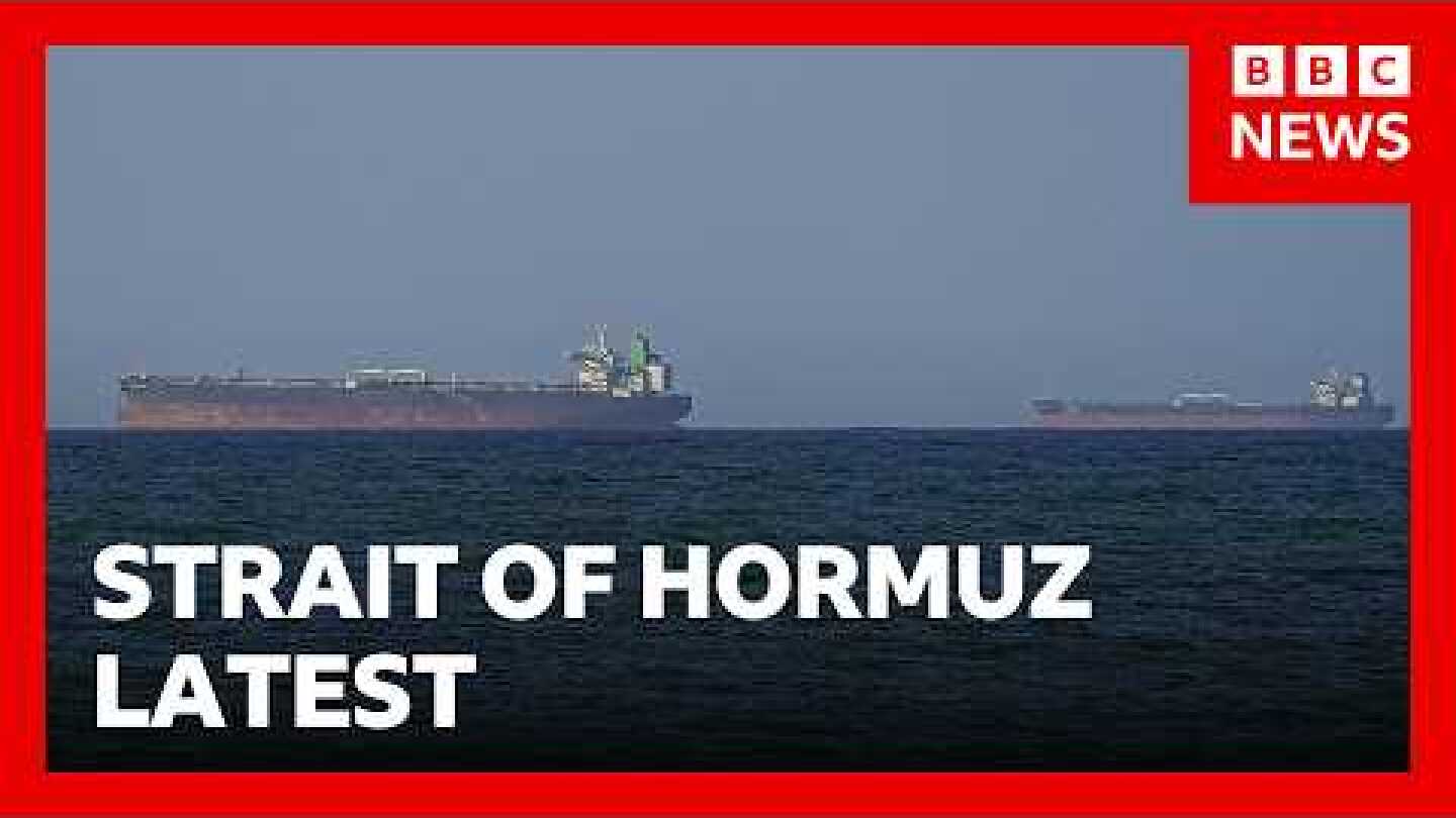 Iran closes Strait of Hormuz again over continued US blockade of ports, state media says | BBC News