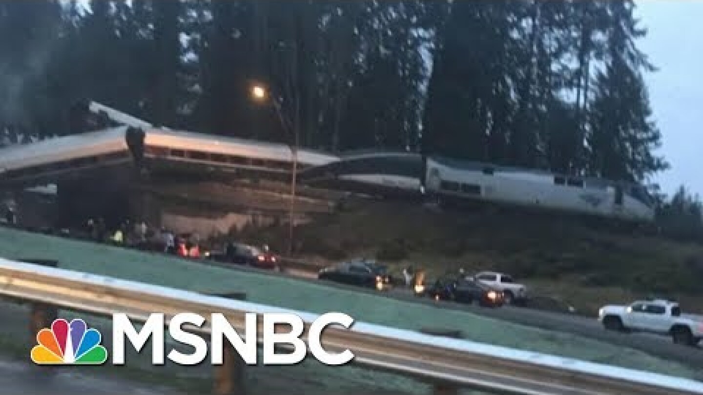 Amtrak Train Derailment Eyewitness: 'Our Car Went Down An Embankment' | Velshi & Ruhle | MSNBC