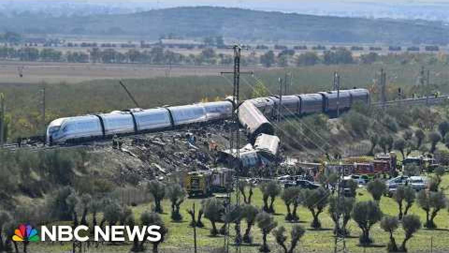 Deadly train crash in Spain marks second fatal rail disaster this year