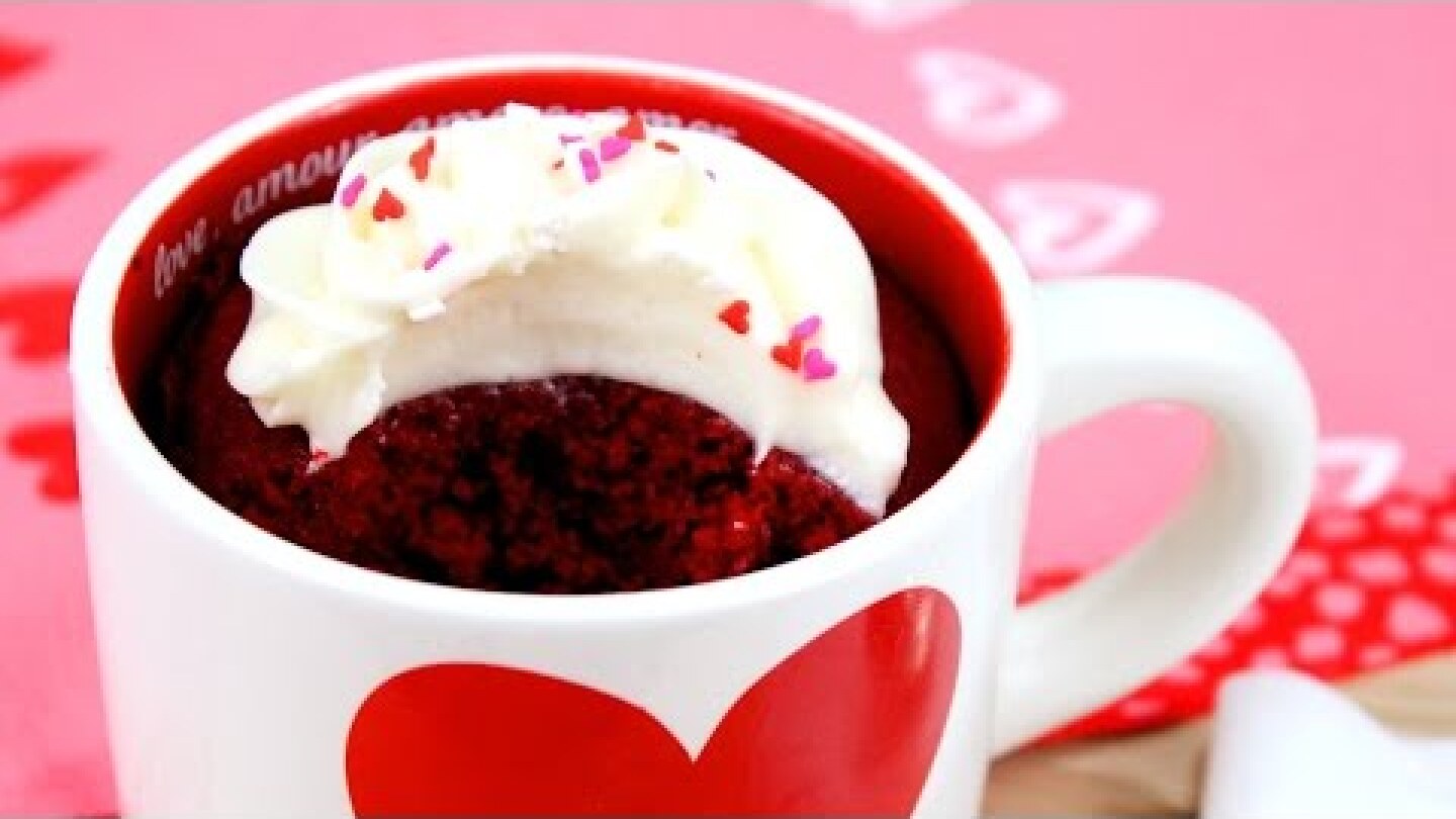 How to Make Red Velvet Mug Cake!