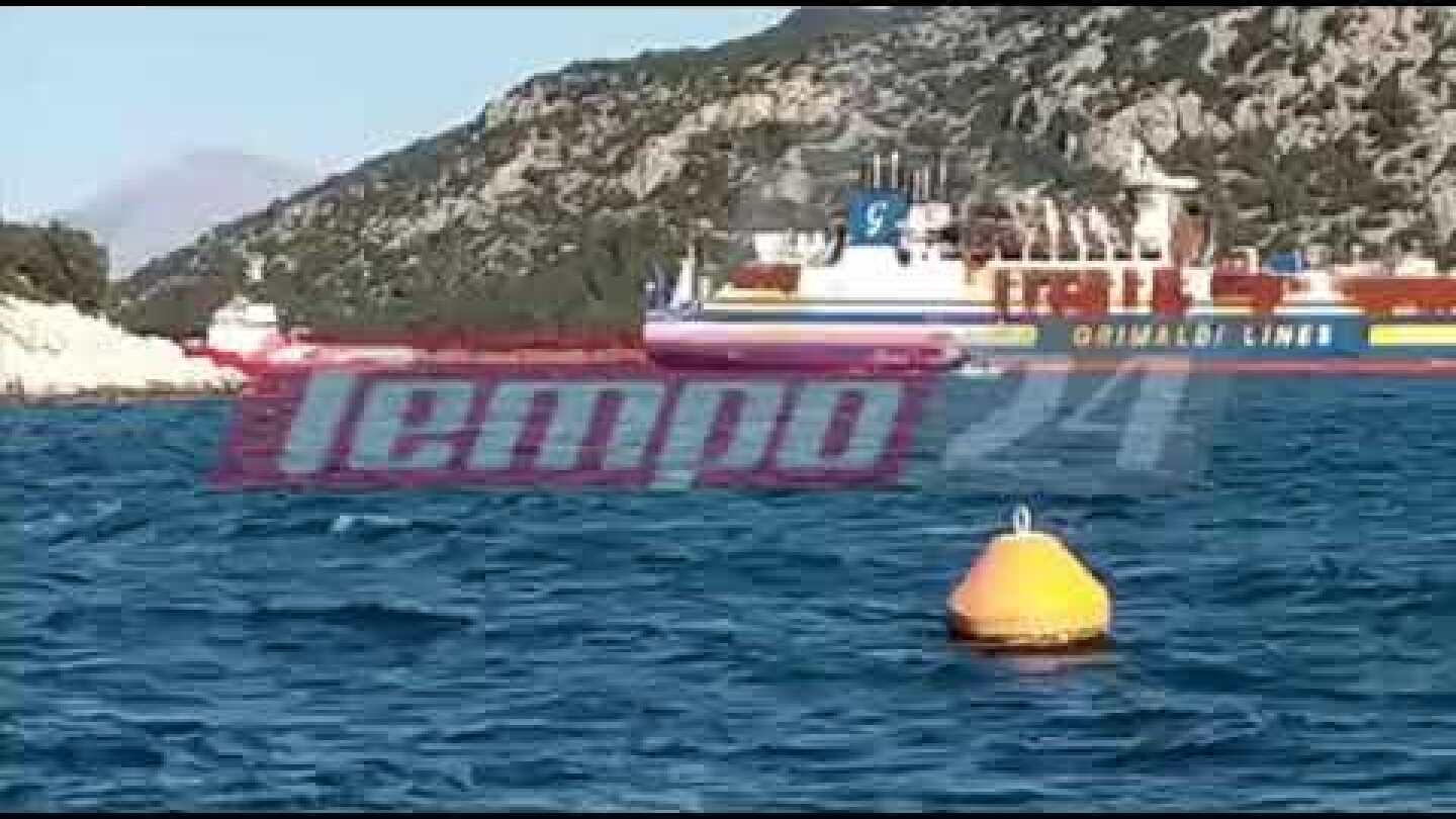 Το Euroferry Olympia στο λιμάνι του Αστακού