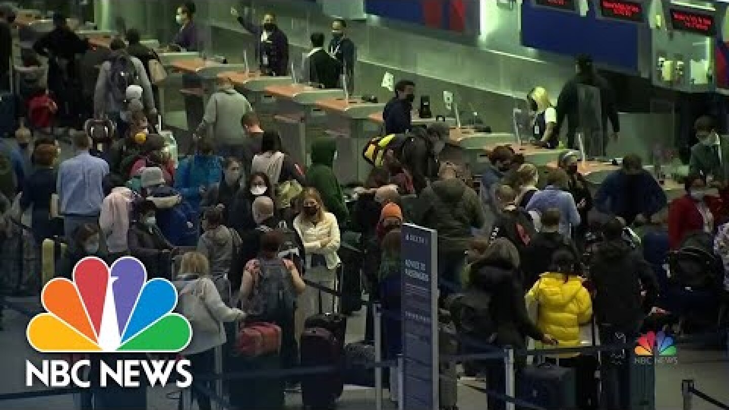 Mass Flight Cancellations During Post-Holiday Travel Rush