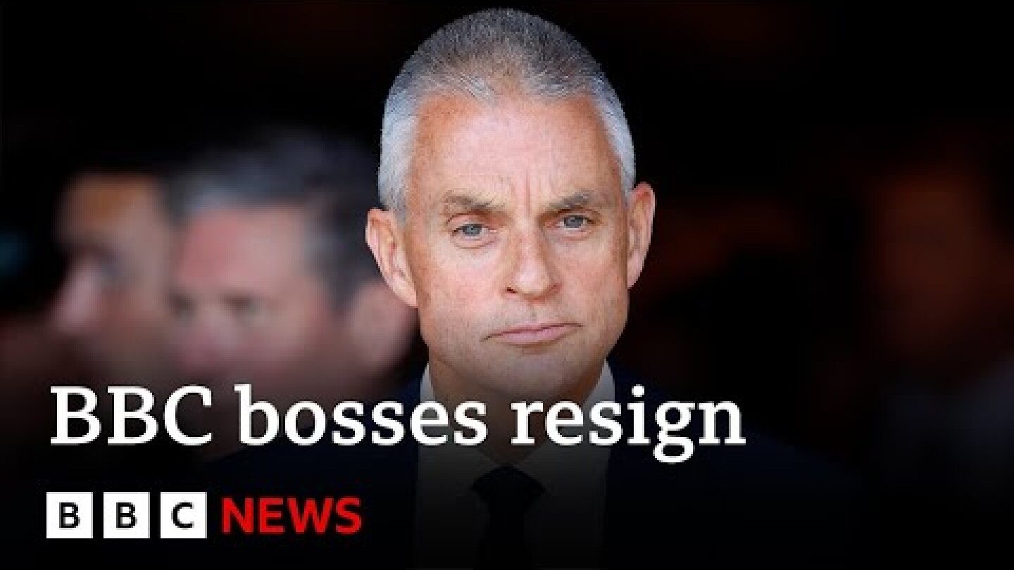 Reaction to resignations of BBC bosses Tim Davie and Deborah Turness | BBC News