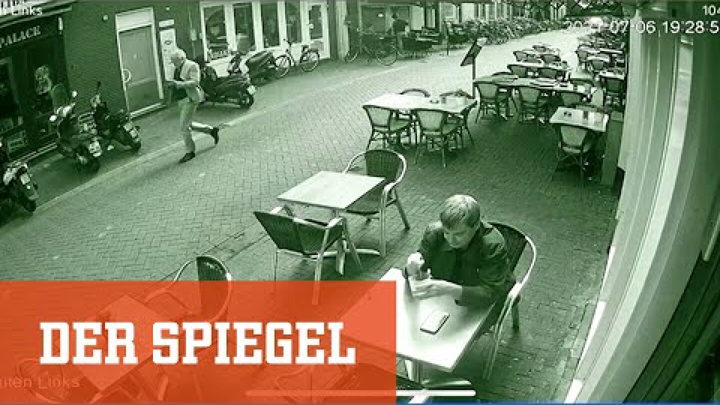 Reporter Peter R. de Vries: Überwachungsvideo zeigt die Sekunden vor dem Attentat | DER SPIEGEL
