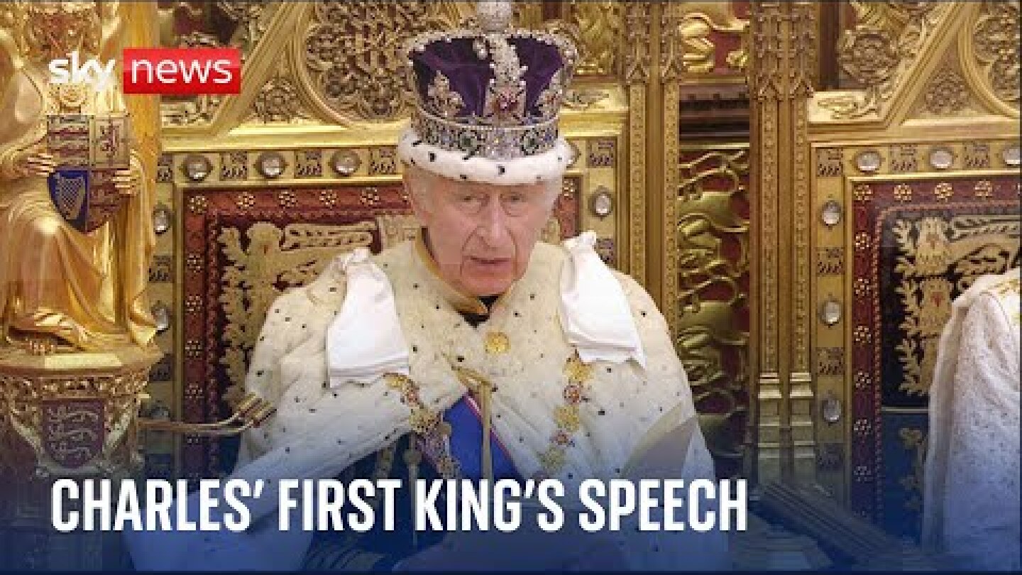 King's Speech: Charles delivers first King's Speech in 70 years to parliament