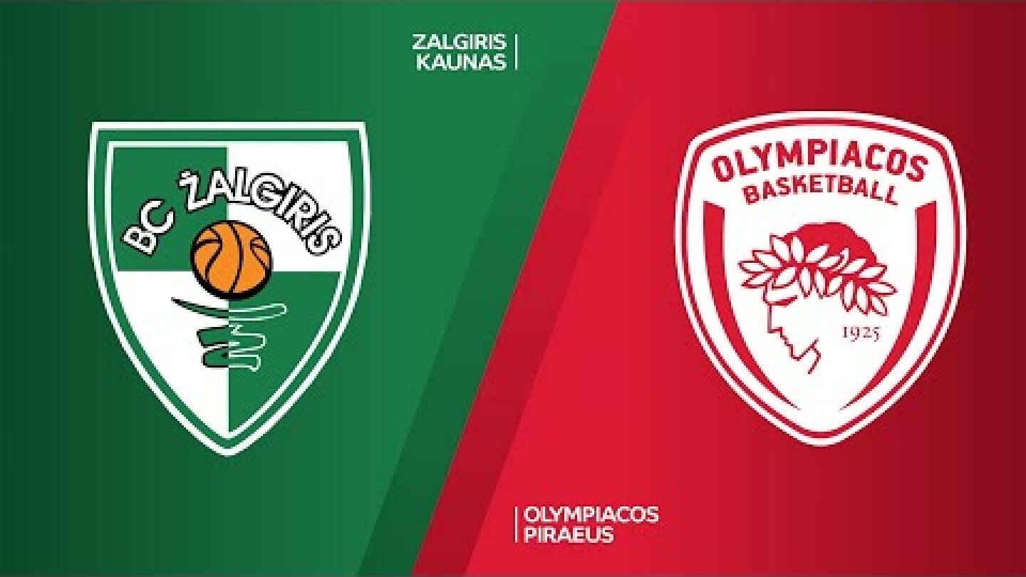 Zalgiris Kaunas - Olympiacos Piraeus Highlights | Turkish Airlines EuroLeague, RS Round 21