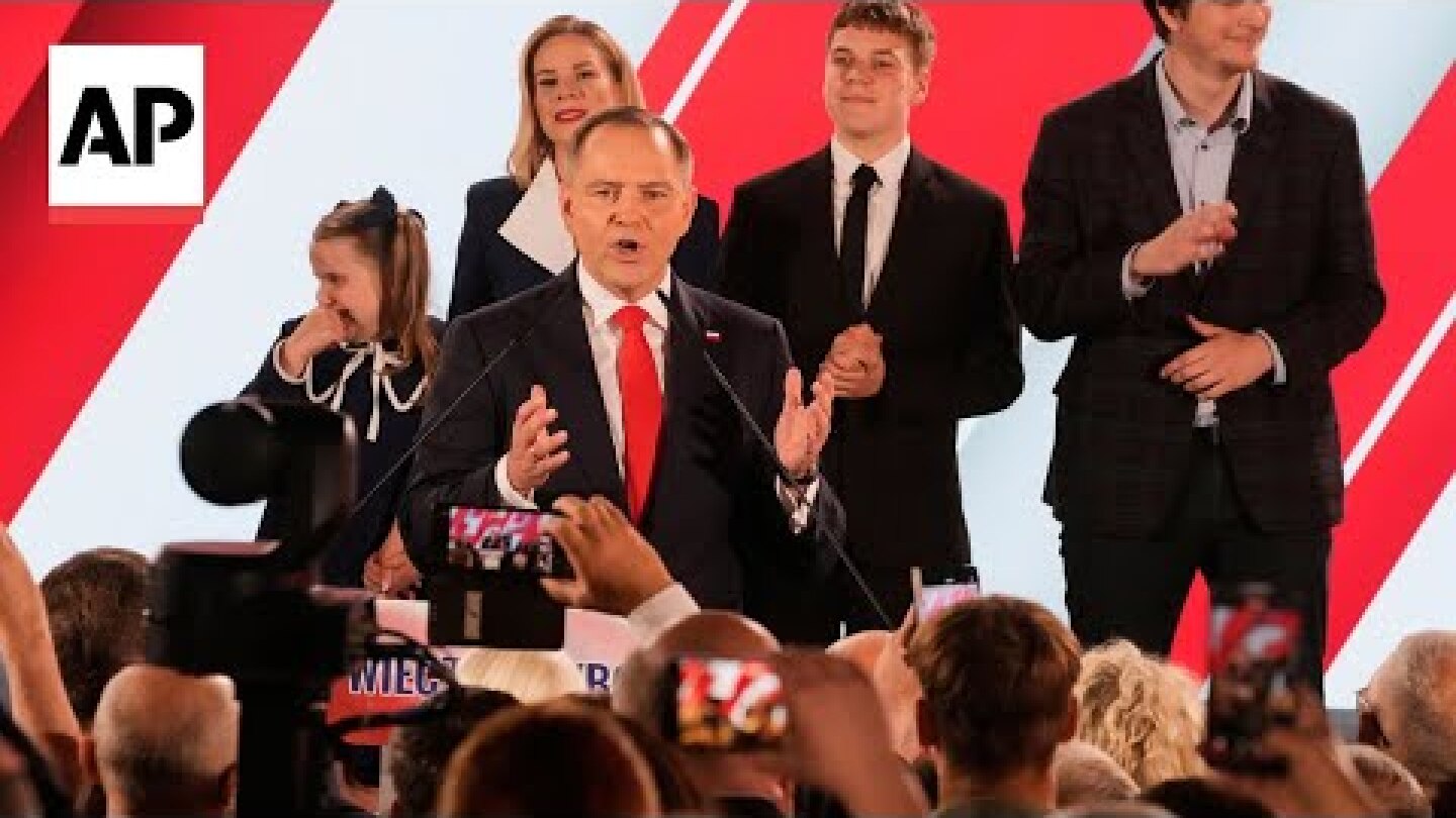Conservative candidate Karol Nawrocki votes in Polish presidential runoff