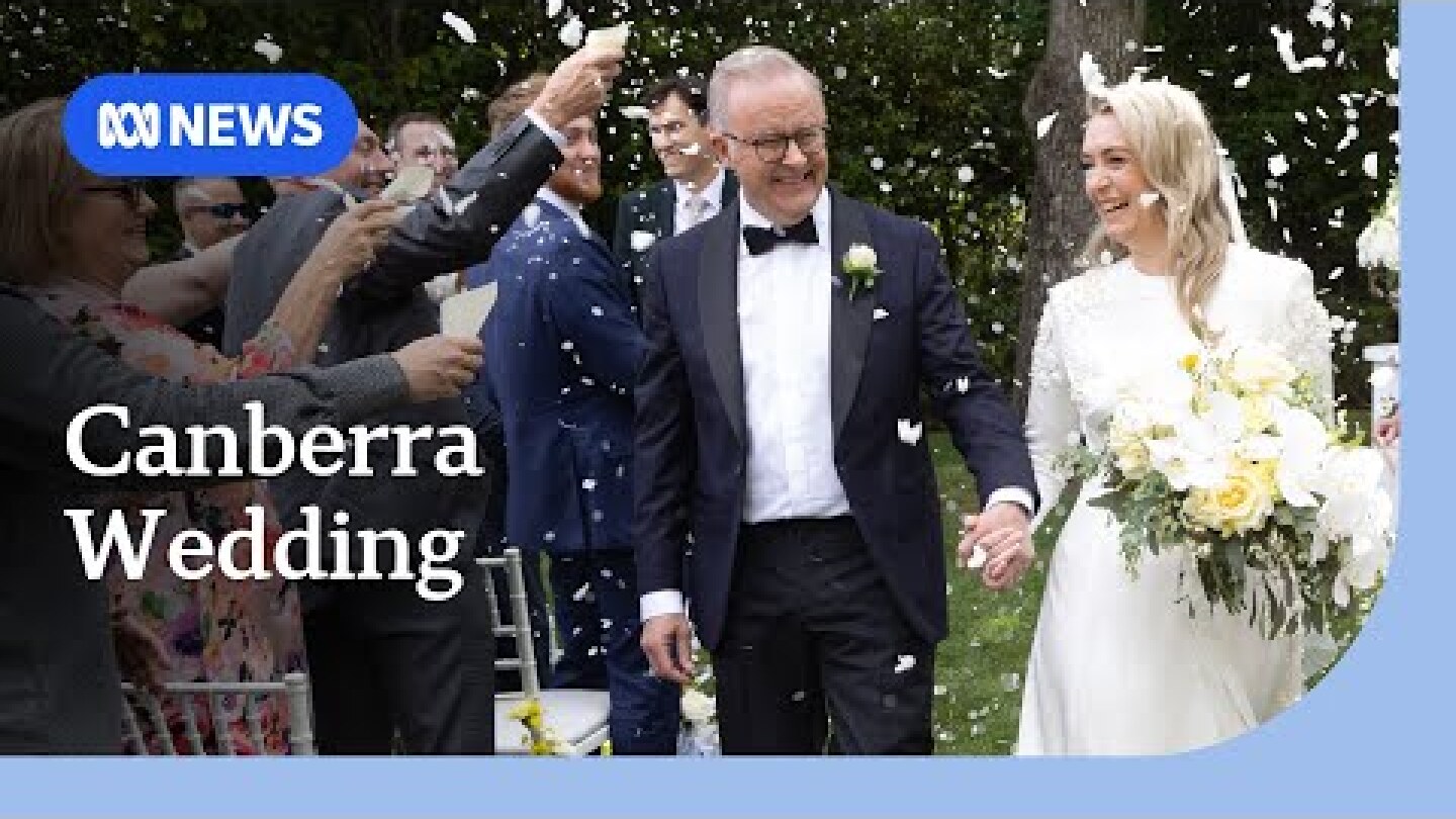 Prime Minister Anthony Albanese marries Jodie Haydon in Canberra | ABC NEWS