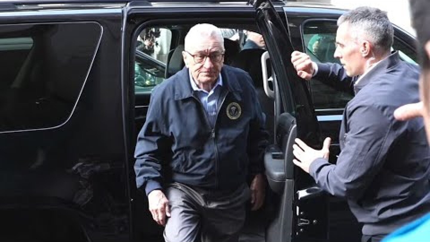Robert De Niro Filming At The "Zero Day" Set In New York City - 27 April 2024
