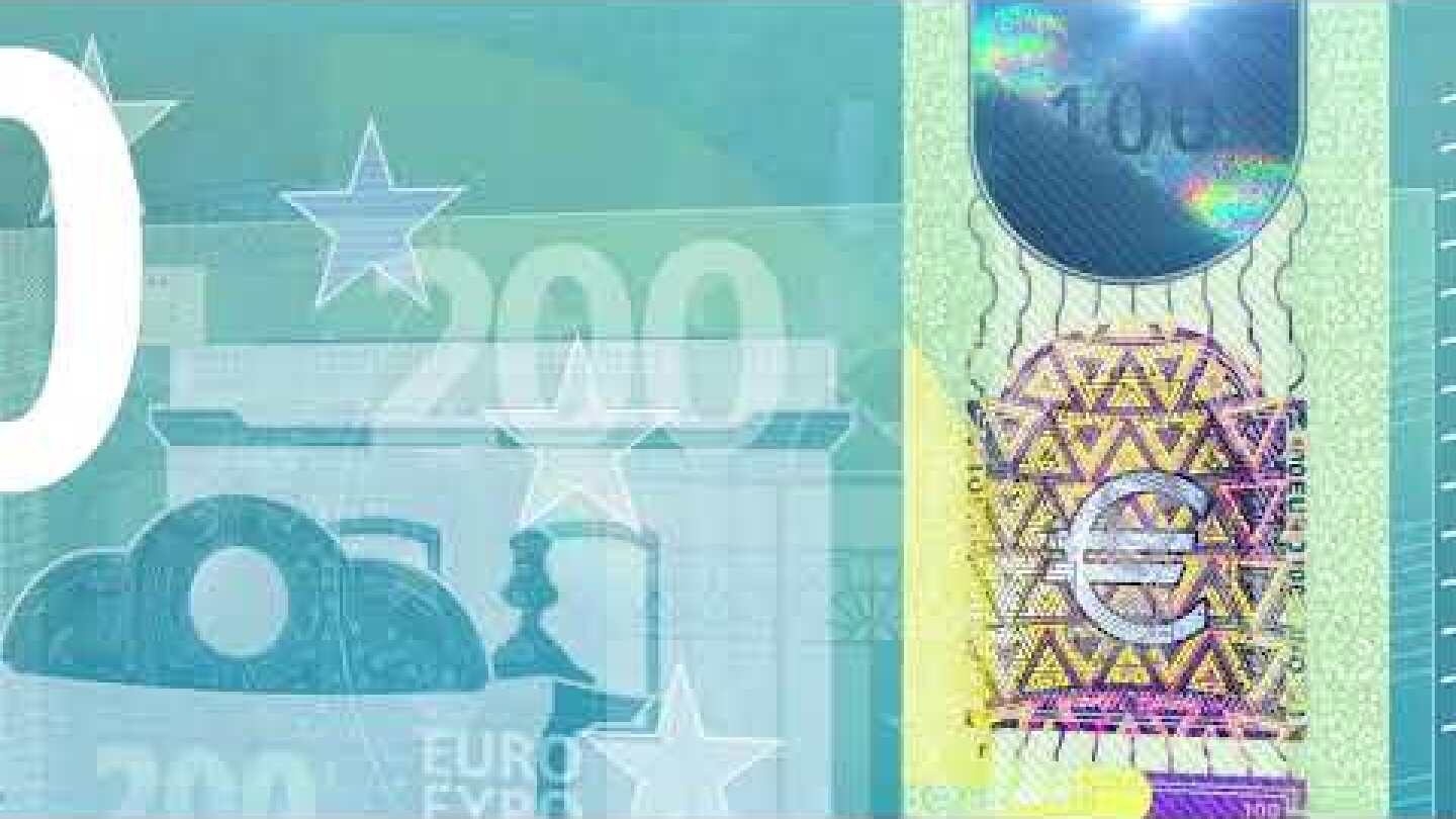 Τα νέα τραπεζογραμμάτια των 100 και 200 ευρώ