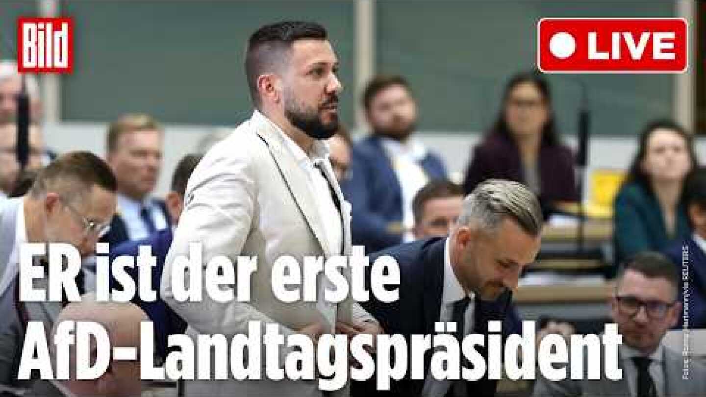 🔴 SACHSEN-ANHALT: AfD-Mann Tobias Rausch holt vier Stimmen mehr als erwartet | BILD LIVE
