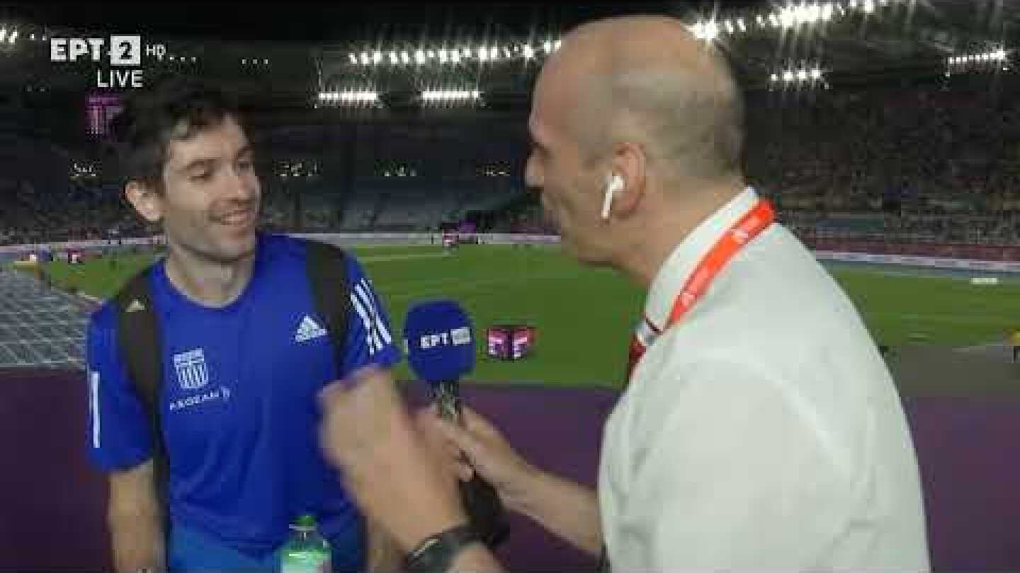 Μίλτος Τεντόγλου: «Κατάρα που έκανα δύο φορές 8,65μ - Δεν γίνονται αυτά» | 8/6/2024 | ΕΡΤ