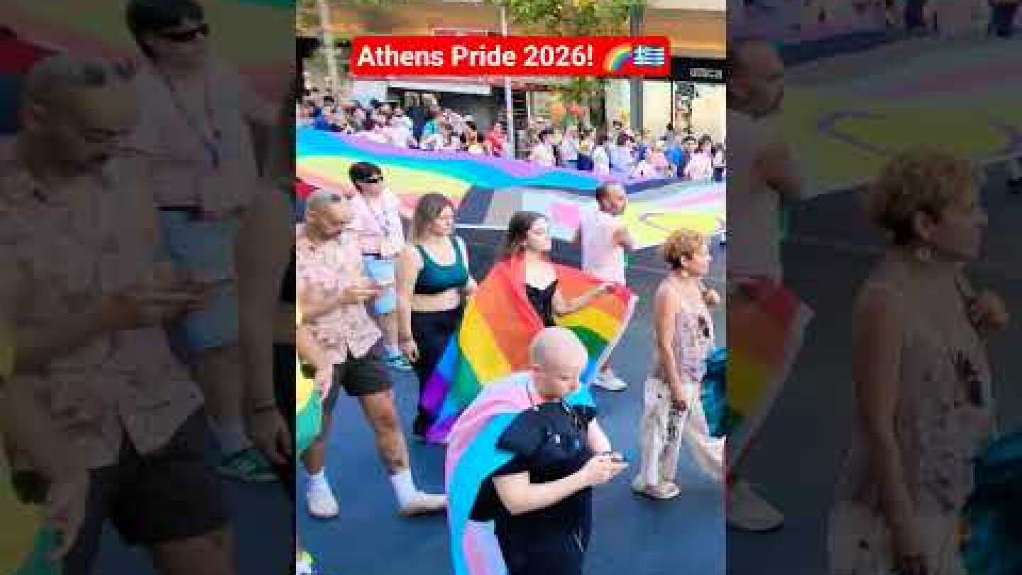 Athens Pride Month 2026! 🌈 🇬🇷 #greece #happypride #pride