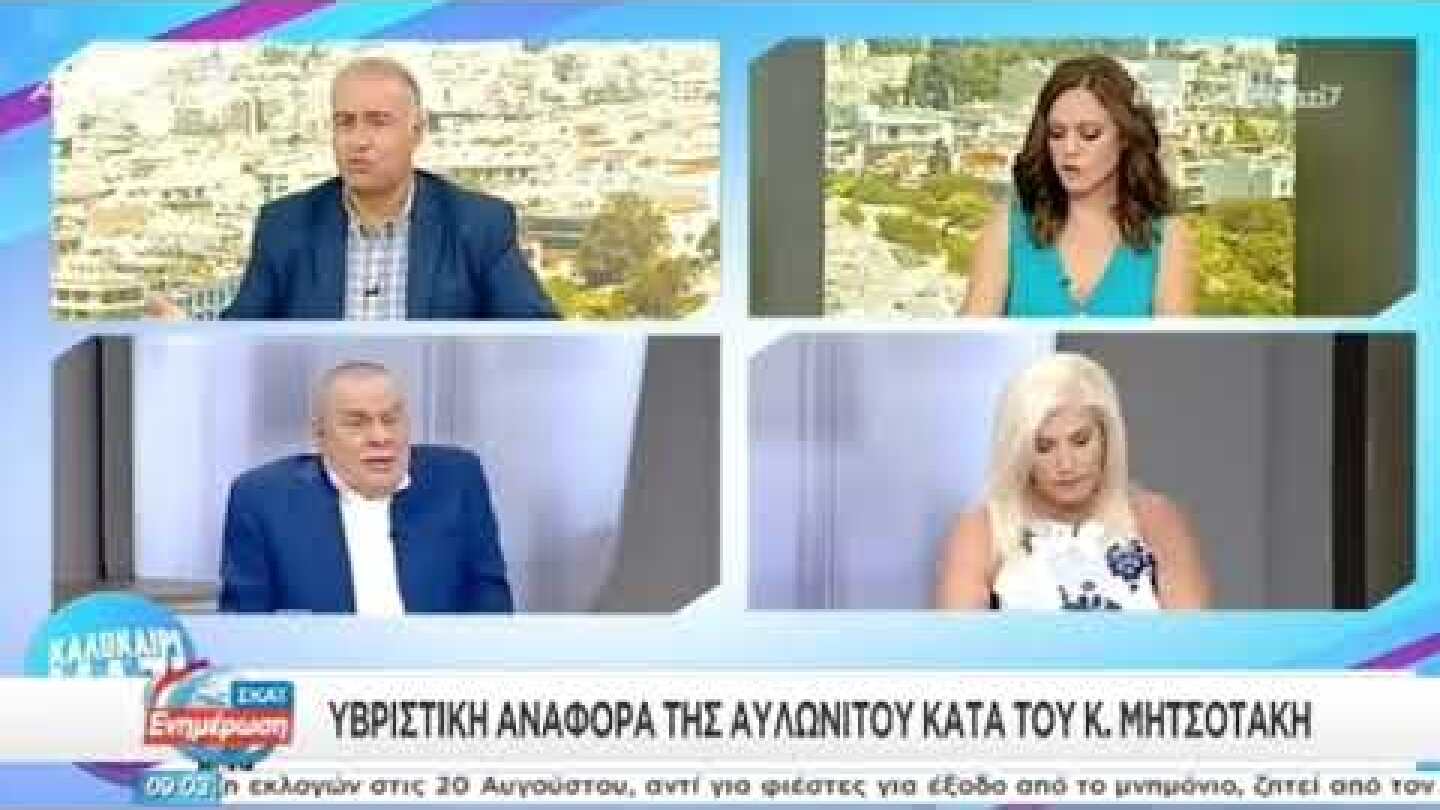 Ύβρεις Αυλωνίτου κατά Μητσοτάκη