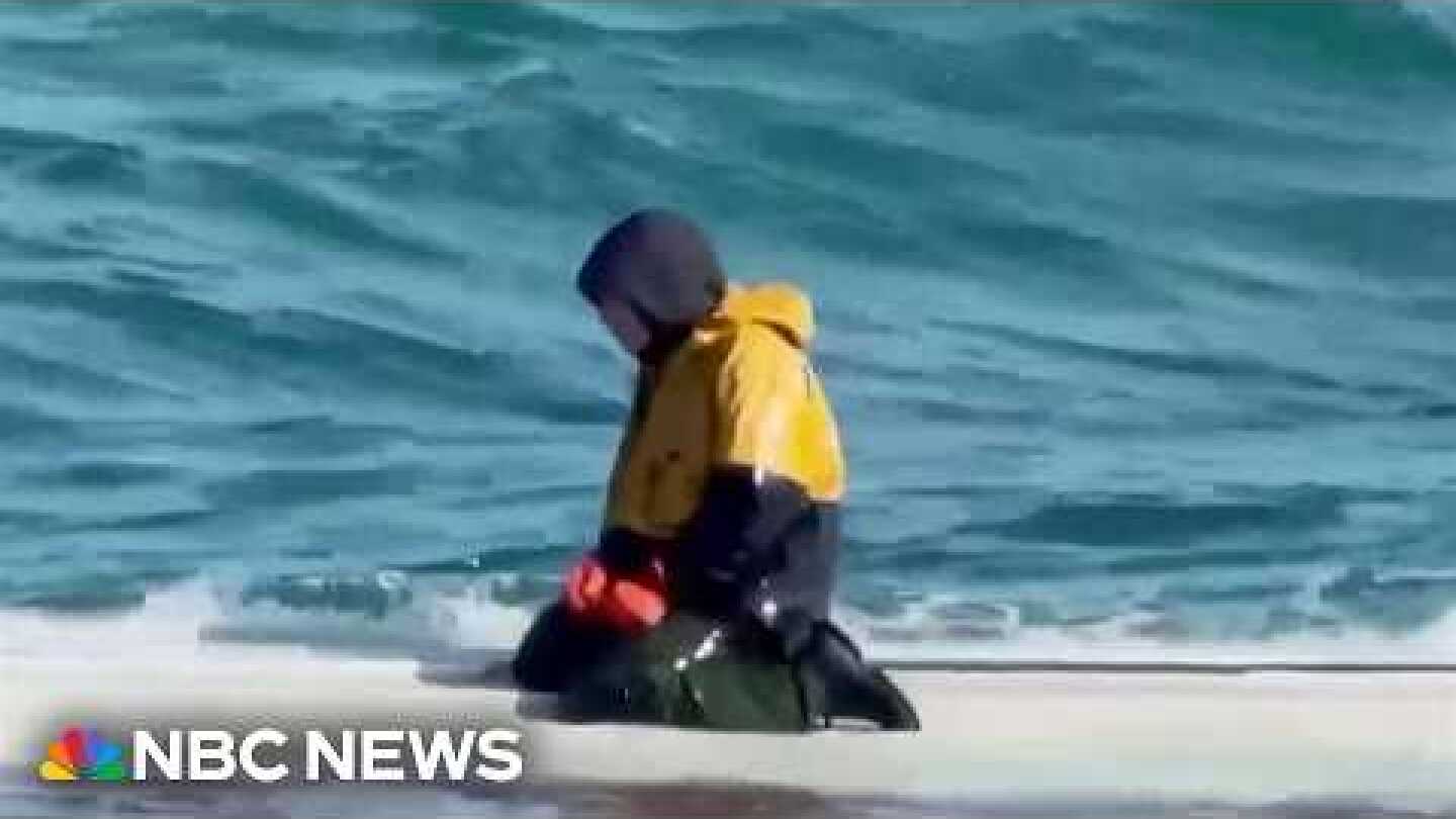 Teen rescued after days stranded in the waters off Alaska