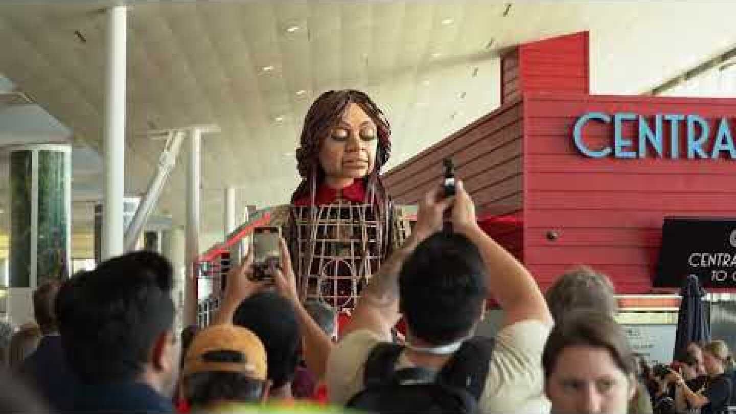 Little Amal Arrives in New York City