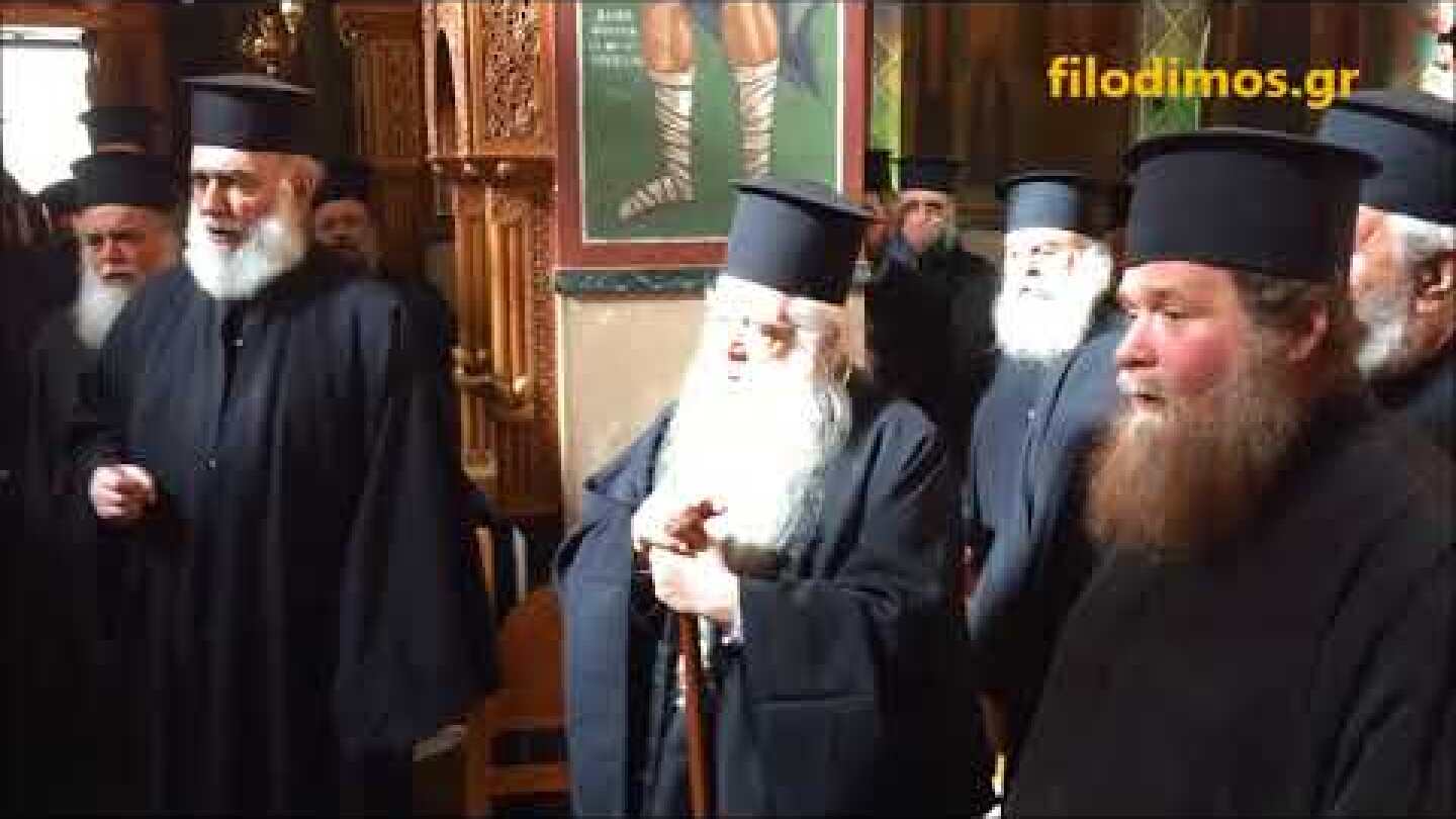 Πορεία ιερέων Ι.Μ. Καλαβρύτων κι Αιγιαλείας για την ονομασία της ΠΓΔΜ, ΑΙΓΙΟ 17.1.2018