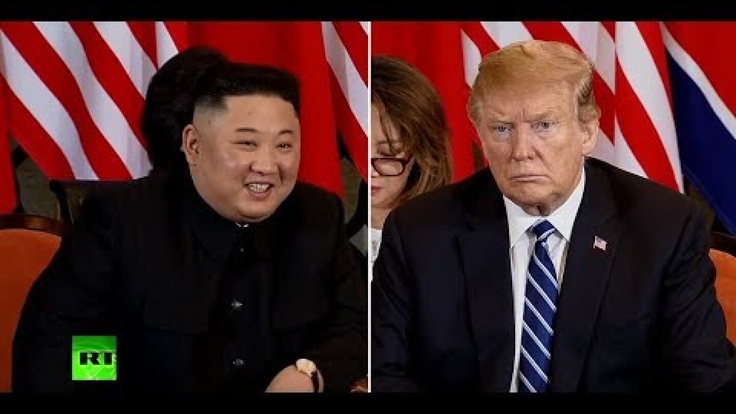 'Us sitting side by side - like watching a fantasy movie': Trump & Kim talk to the press in Hanoi