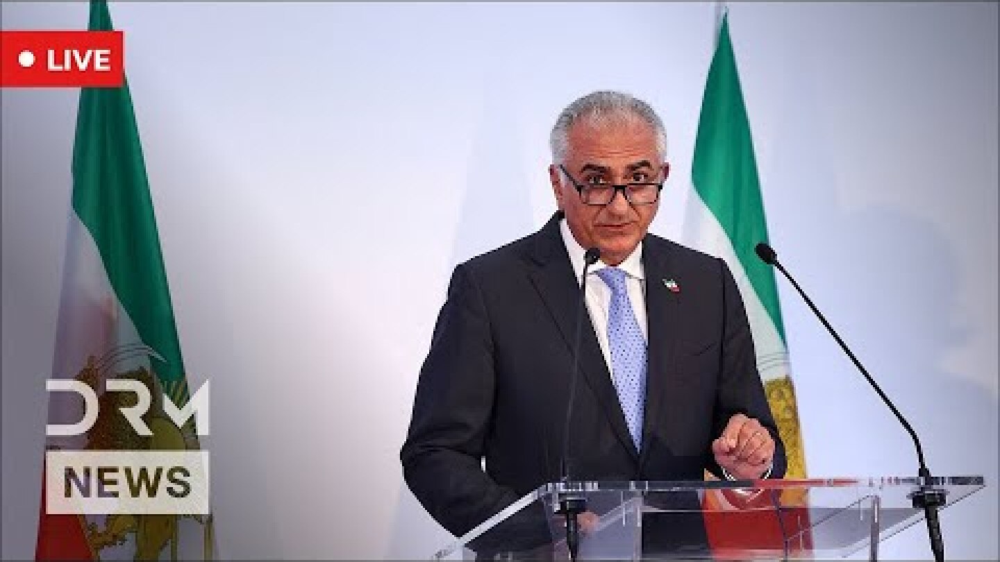 LIVE: Iran's Exiled Crown Prince Reza Pahlavi Holds News Conference in Washington D.C.
