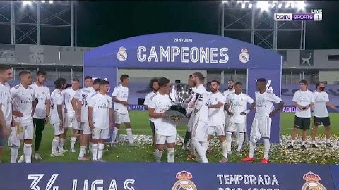 Real Madrid's FULL LaLiga 19/20 trophy presentation | LaLiga 19/20 Moments