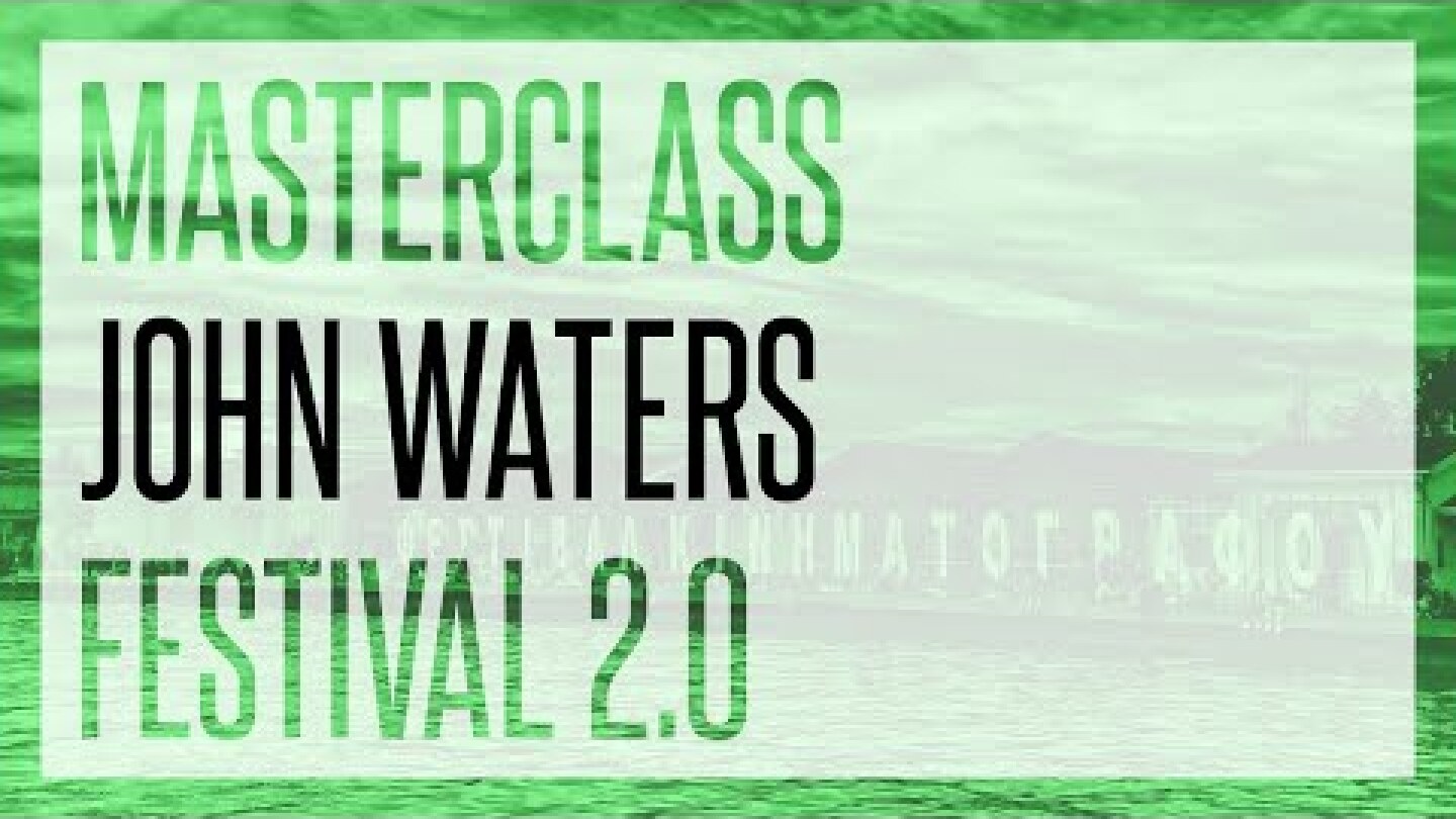 TIFF60 | JOHN WATERS MASTERCLASS
