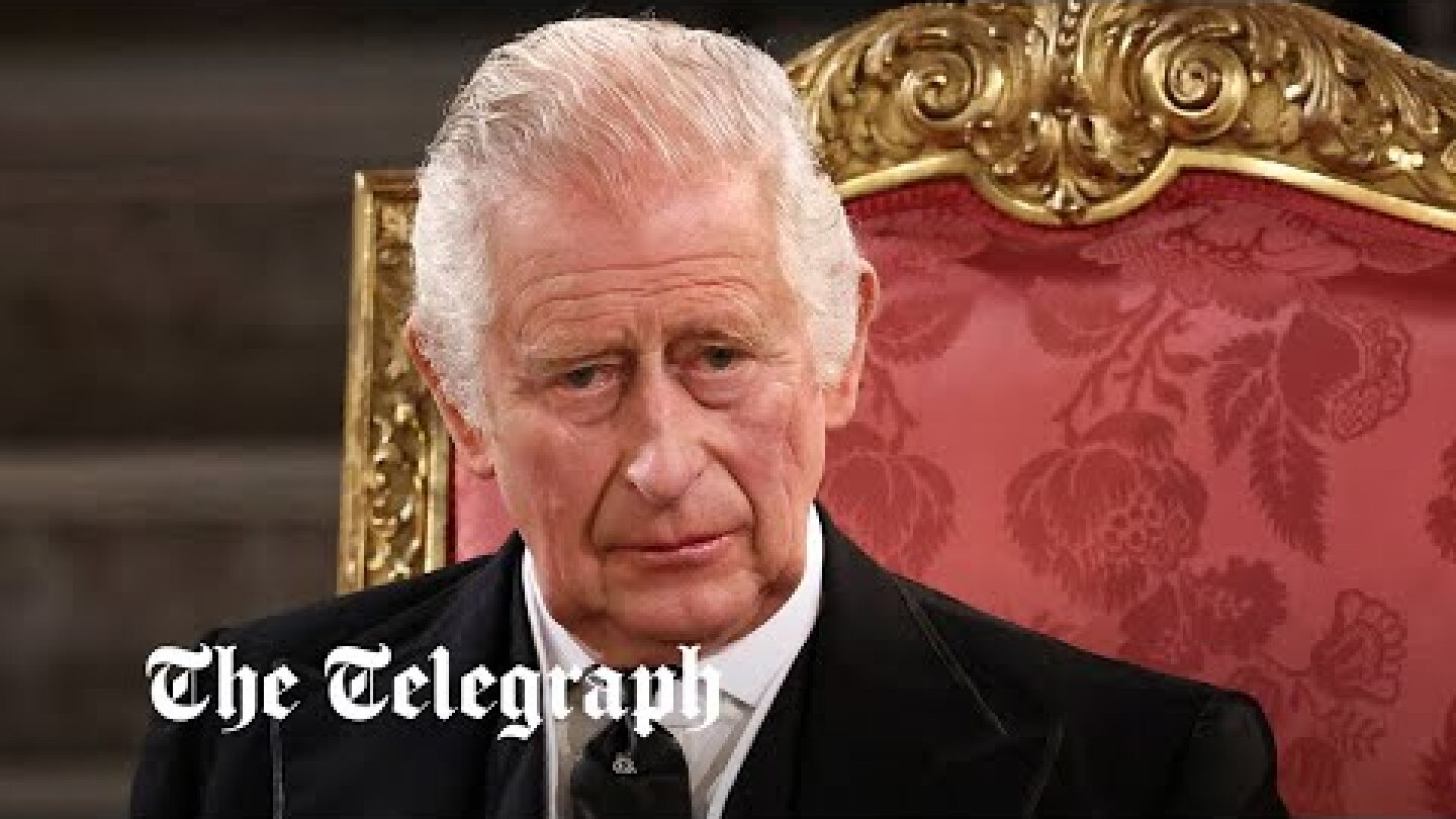 King Charles III delivers historic address to MPs and peers