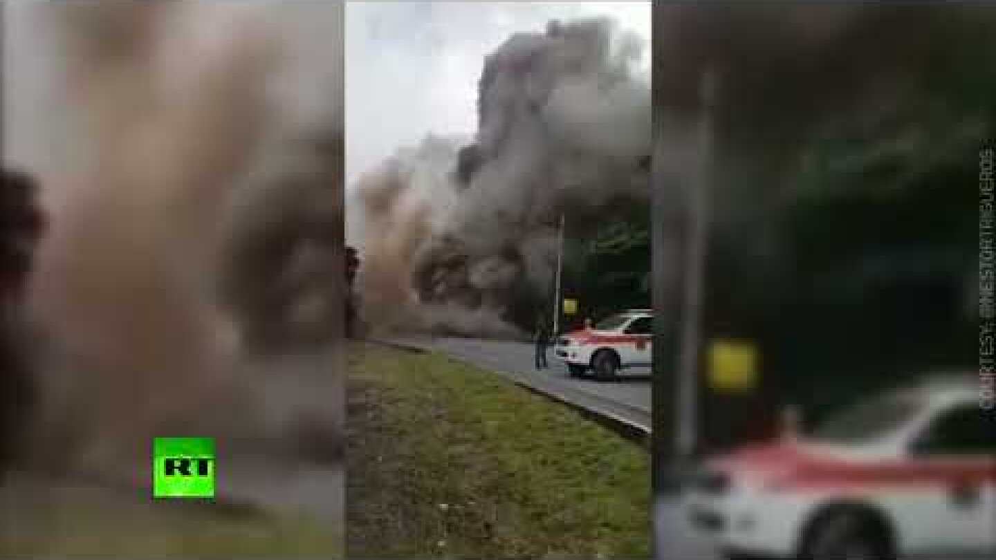 RAW: People flee lava & ash after Guatemala volcano eruption