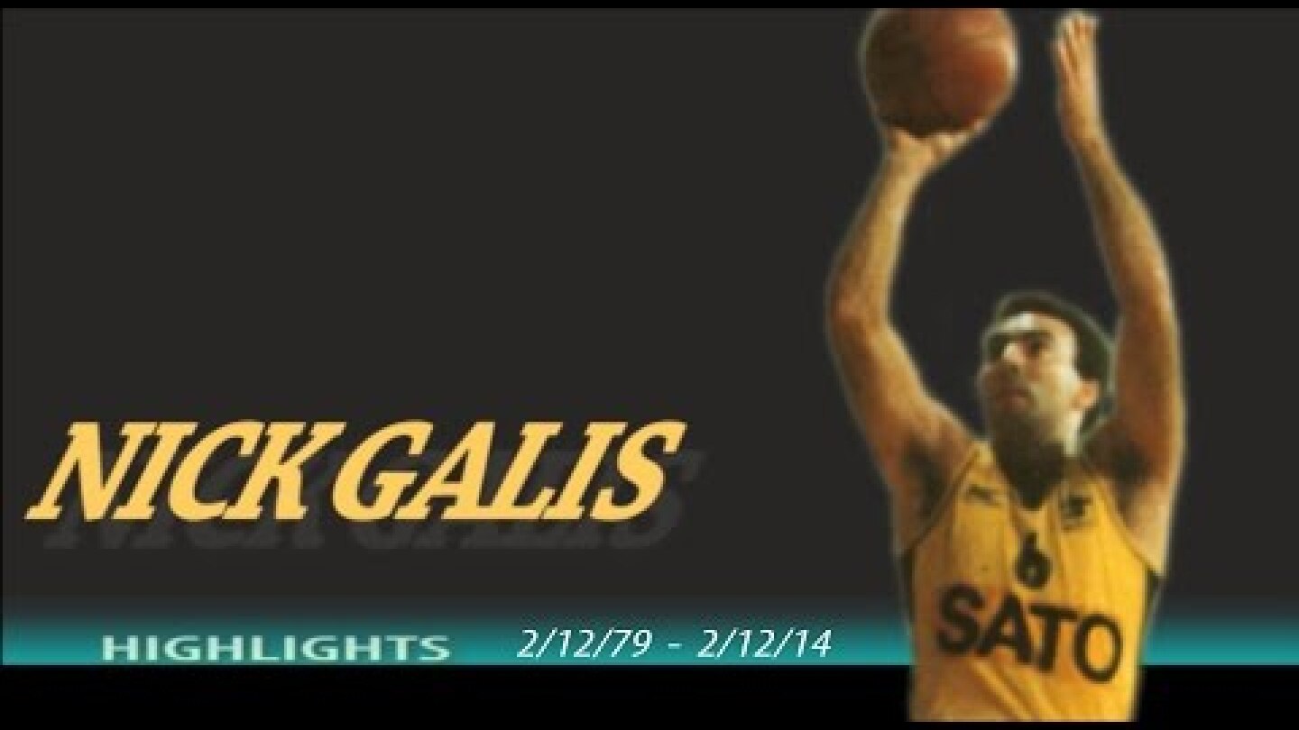 Nick Galis - 35 years from the first game in Greece (2/12/79 - 2/12/14)