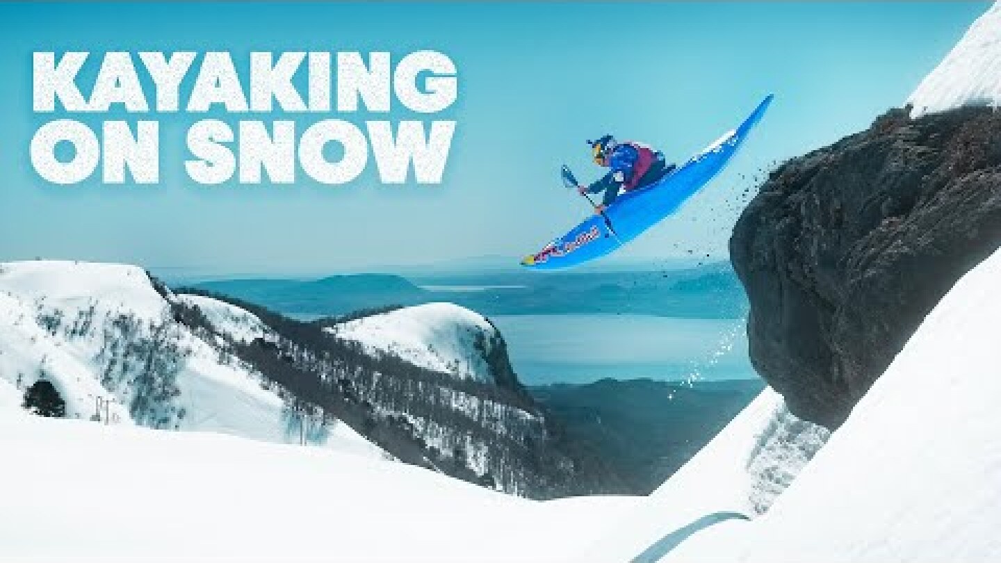 Kayaking At 100km/h On Snow | Red Bull Kayaking