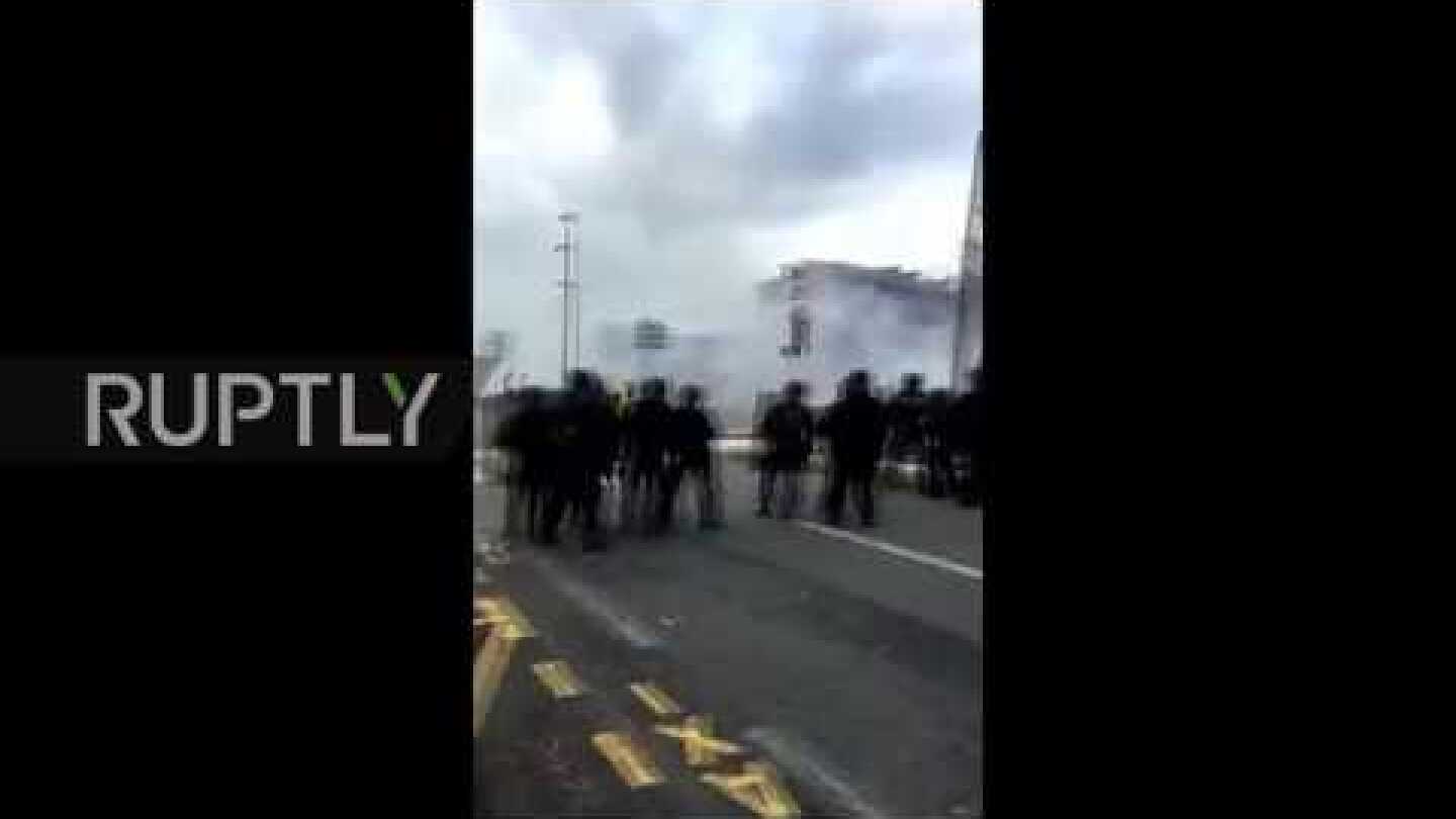 France: Students in Toulouse continue protest against Macron's education reform